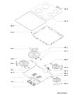 Схема №1 AKM 950/IX/01 с изображением Поверхность для плиты (духовки) Whirlpool 481244039675