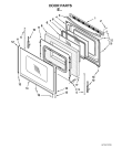 Схема №3 YMER7660WW с изображением Ручка двери для электропечи Whirlpool 482000011764