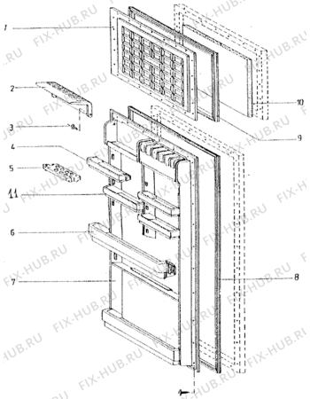Схема №2 RG2405TRECO (F018640) с изображением Электролиния для холодильника Indesit C00174877