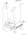 Схема №5 KRSC 9010/I с изображением Часть корпуса для холодильника Whirlpool 481246418248
