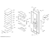Схема №2 KS36VBI30 с изображением Стеклопанель для холодильника Siemens 11015332