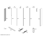 Схема №2 RF411700 с изображением Шина для холодильной камеры Bosch 00477630