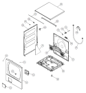 Схема №3 W6125 DK   -White (900003108, WM25.2) с изображением Декоративная панель для стиралки Gorenje 226625