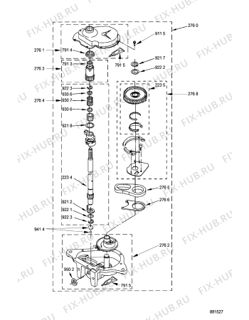 Взрыв-схема сушильной машины Whirlpool EQAWM941 (F092419) - Схема узла