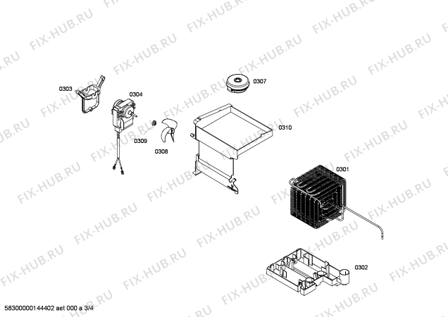 Схема №2 KGN57X40IL с изображением Дверь для холодильной камеры Bosch 00249036