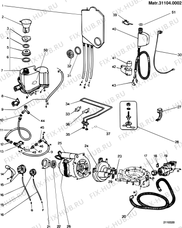 Схема №1 D4300WE (F006520) с изображением Сенсорная панель для электропосудомоечной машины Indesit C00043751