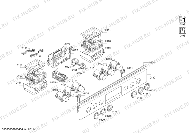 Схема №2 E1CCE4AN0 с изображением Ручка конфорки для плиты (духовки) Bosch 10004238