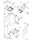 Схема №1 WP08T255HK с изображением Обшивка для стиралки Whirlpool 481010629324