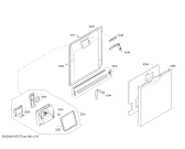 Схема №1 SMS40E02ZA с изображением Панель управления для посудомоечной машины Bosch 11002959