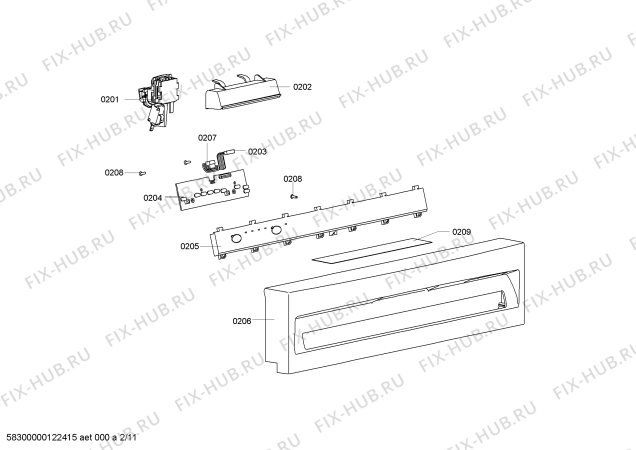 Схема №3 SM67M350CH с изображением Крышка для посудомойки Siemens 00642901