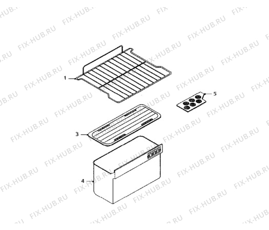 Взрыв-схема холодильника Tricity Bendix CPL53W - Схема узла Furniture