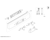 Схема №2 SMS58L02TR SilencePlus с изображением Панель управления для посудомоечной машины Bosch 00744721