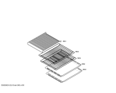 Схема №3 HB754750F с изображением Противень для плиты (духовки) Bosch 00477884
