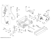 Схема №3 S21M85N4DE с изображением Передняя панель для электропосудомоечной машины Bosch 00703296