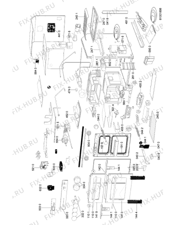Схема №1 AKG 667/AV/01 с изображением Тумблер для плиты (духовки) Whirlpool 481227328202