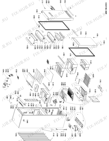 Схема №1 WBA33872NFC2 (F090426) с изображением Наставление для холодильной камеры Indesit C00347383