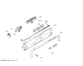 Схема №4 SL6KLN1AU с изображением Набор кнопок для посудомоечной машины Bosch 00611581