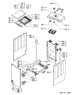 Схема №1 AWE 2419 с изображением Декоративная панель для стиралки Whirlpool 480111102342
