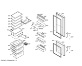 Схема №2 KG39S310 с изображением Дверь для холодильника Siemens 00240651