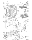 Схема №2 ADG 9210 с изображением Модуль (плата) управления для посудомоечной машины Whirlpool 480140102761