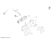 Схема №2 WTE86362SN с изображением Панель управления для электросушки Bosch 00705354