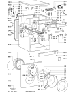 Схема №1 AWM 288/3 WS-B,NL с изображением Обшивка для стиралки Whirlpool 481245219594