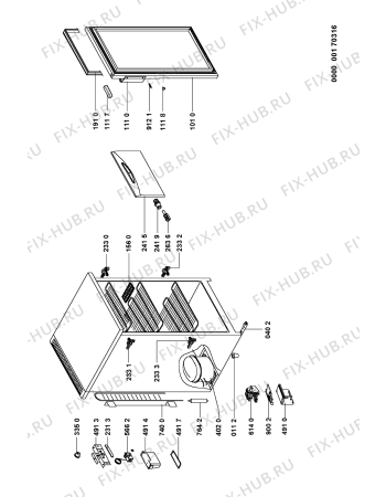 Схема №1 AFE 590/H с изображением Термостат для холодильника Whirlpool 481228238127
