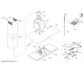 Схема №1 JD66BD50 Junker с изображением Вентиляционный канал для электровытяжки Bosch 11023185