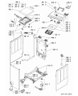 Схема №1 AWE 6628 с изображением Обшивка для стиралки Whirlpool 481245310573