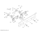Схема №6 U15E52N3GB с изображением Панель управления для электропечи Bosch 00743049