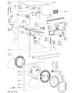 Схема №1 WAK 3900 с изображением Обшивка для стиральной машины Whirlpool 481245310639