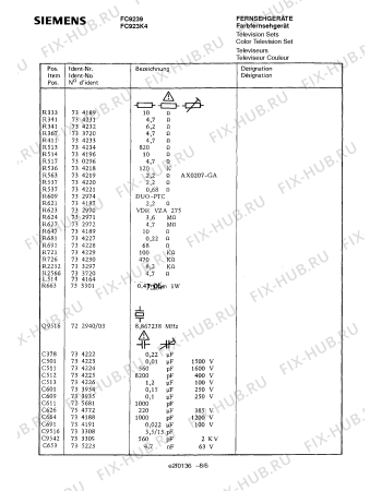 Схема №1 FC9239 с изображением Модуль управления для телевизора Siemens 00754805