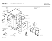 Схема №3 WXM1060SN SIEMENS SIWAMAT XM 1060 с изображением Панель управления для стиральной машины Siemens 00361572