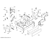 Схема №1 SGS55T13EU с изображением Рамка для посудомойки Bosch 00445306