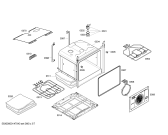 Схема №3 HCE748320S с изображением Блок подключения для плиты (духовки) Bosch 00612929
