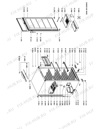 Схема №1 GKEA 291 OPTIMA + с изображением Датчик (сенсор) для холодильника Whirlpool 481246049629