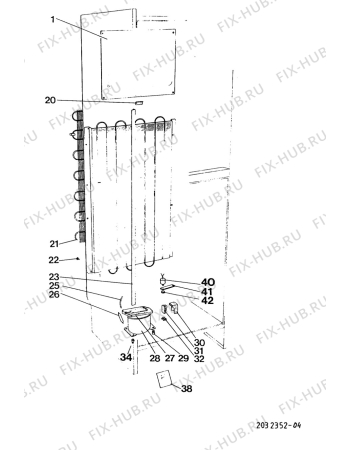 Взрыв-схема холодильника Upo UJKL399 E - Схема узла C10 Cold, users manual