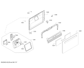 Схема №4 SKS50E18EU с изображением Корпус для электропосудомоечной машины Bosch 00684334
