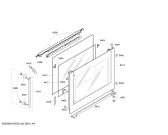 Схема №2 HBN78R750S с изображением Фронтальное стекло для духового шкафа Bosch 00474378