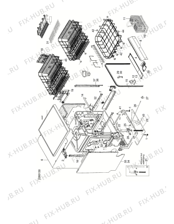 Схема №2 LTES3XL60HZ (F066331) с изображением Сенсорная панель для посудомоечной машины Indesit C00288357