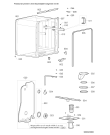 Схема №3 GS 6511 SW с изображением Запчасть для электропосудомоечной машины Whirlpool 481244011413