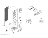 Схема №1 KGU36105EU с изображением Дверь для холодильной камеры Bosch 00240818
