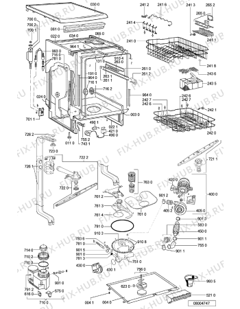 Схема №2 GSFK 2529 PRIMELIN с изображением Обшивка для посудомоечной машины Whirlpool 481245373387