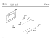 Схема №2 A4154W1 415 с изображением Передняя часть корпуса для электропечи Siemens 00209417