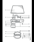 Схема №1 LAV88840 с изображением Обшивка для стиралки Aeg 1106507005