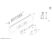 Схема №2 SMS40A02GB с изображением Панель управления для посудомоечной машины Bosch 00705381