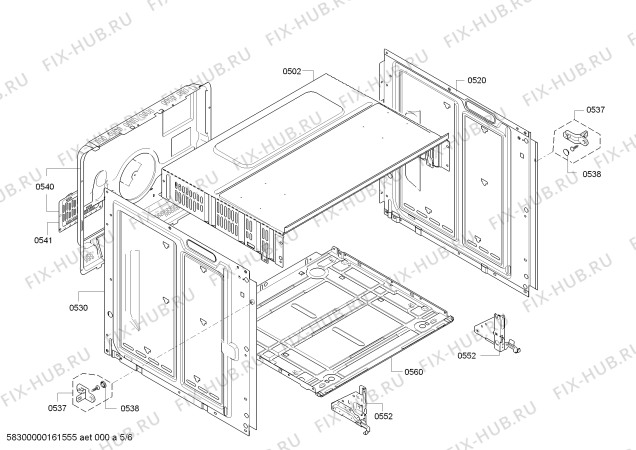 Схема №1 HE33GB550 с изображением Часы для электропечи Siemens 00651998