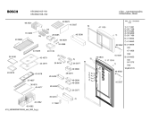 Схема №2 KSU36621 с изображением Дверь для холодильной камеры Bosch 00240834