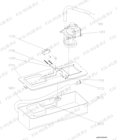 Взрыв-схема кондиционера Electrolux EBM1500QC - Схема узла Section 6