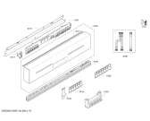 Схема №2 SN55M500GB с изображением Передняя панель для посудомоечной машины Siemens 00675495
